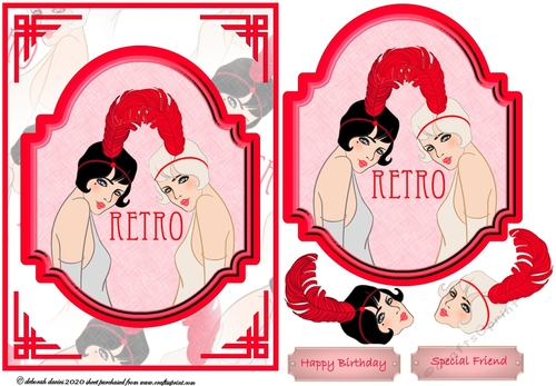 Deco Lovely Red