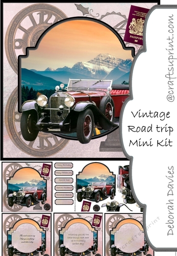 Vintage Road Trip Mini Kit