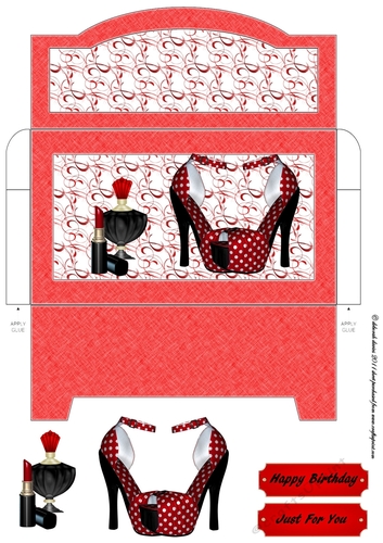 Lovely Dotty Shoes Moneyholder