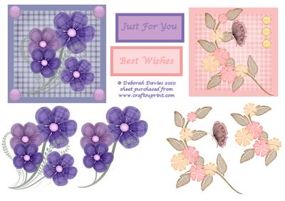 Modern Floral Toppers