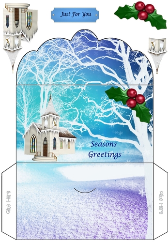 Christmas Church Money Wallet