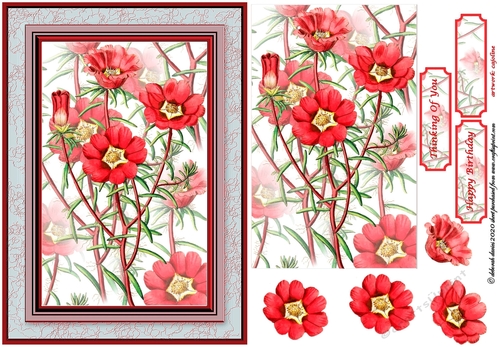 Framed Vintage Florals 2