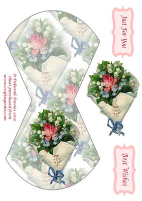Floral Bouquet Wobble Card