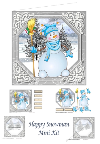 Happy Snowman Mini Kit