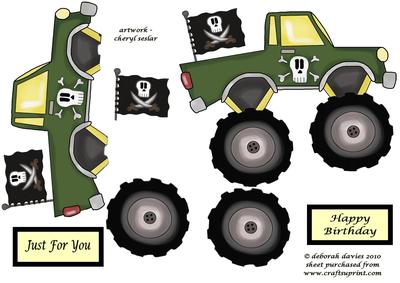 Monster Truck Step by Step