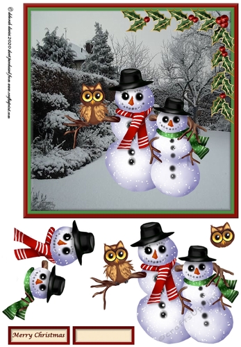 Winter Snow Friends
