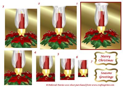 Christmas Candle Pyramage