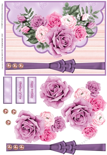 Pink and Mauve Floral Delight