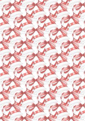 Red & White Christmas Bells Vellum