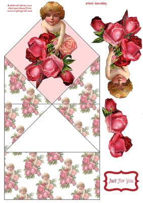 Floral Cupid Diamond Top