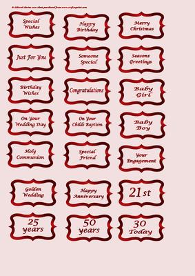 Red Sentiment Plates