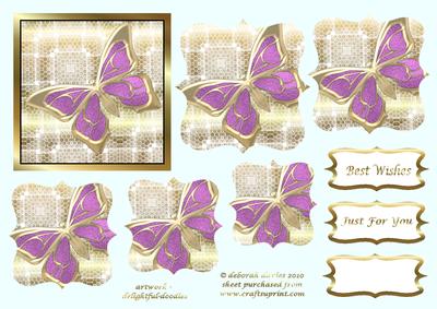 Stunning Lilac Butterfly