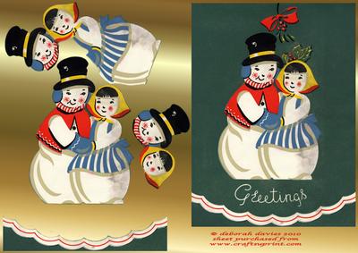 Mr & Mrs Snowman
