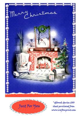Large Christmas Scene Topper