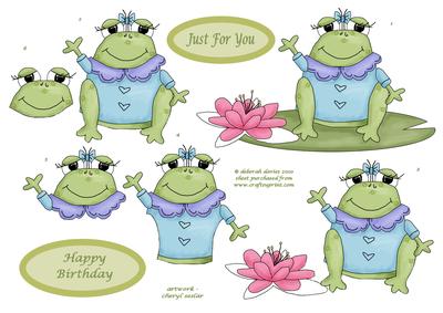 Miss Froggie on the Lillipad