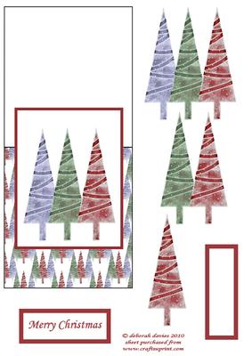 Modern Christmas Trees Over the Edge