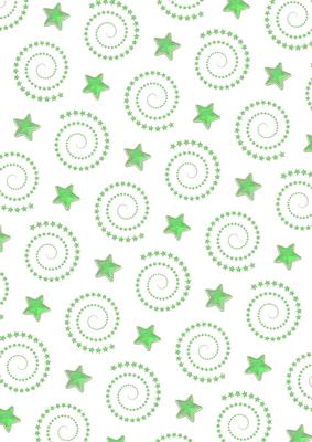 Green Christmas Swirls Vellum