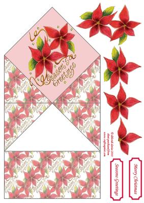Christmas Flowers Diamond Top