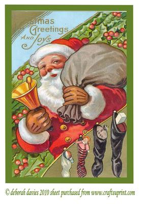 Greetings from Santa Large Topper