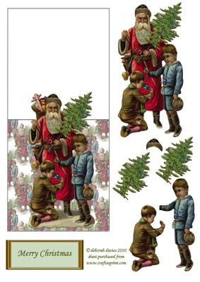 Vintage Christmas Eve Over the Edge