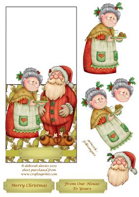 Mr & Mrs Claus Over the Edge