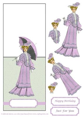 Lilac Lady Over the Edge
