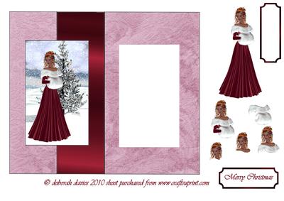 Christmas Lovely Fold Back