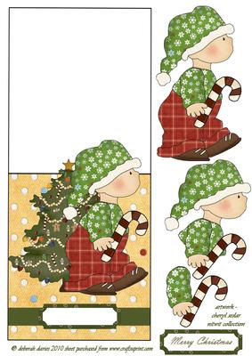 Christmas Boy Over the Edge