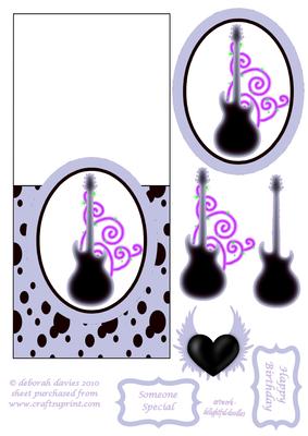 Girly Guitar Over the Edge