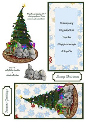 Waiting for Santa Topper Set