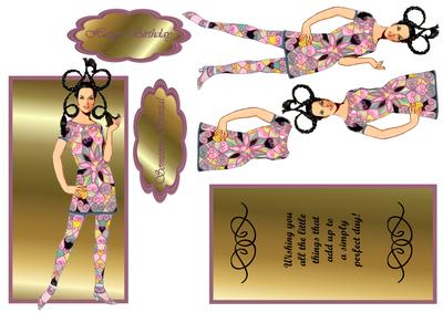 60s Girl Topper Set