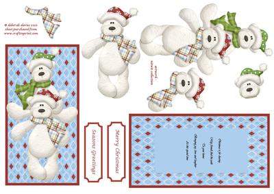 Nitwit Christmas Pals Topper Set
