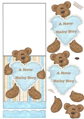 Beary Baby Boy Over the Edge