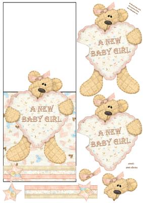 Beary Baby Girl Over the Edge