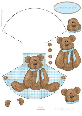 Beary Wishes Rocker Card