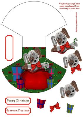 Lots of Presents for Me Rocker Card
