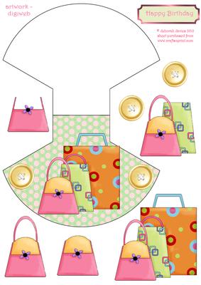 Handbag Heaven Rocker Card