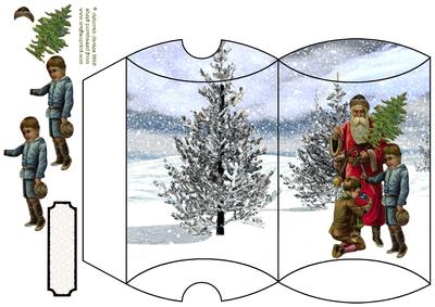Christmas Eve Pillow Box