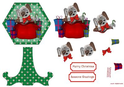 Lots of Presents for Me Plate Card