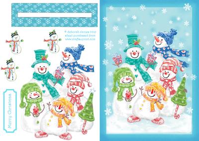 Snow People Penny Slider