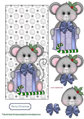 Happy Christmouse Over the Edge
