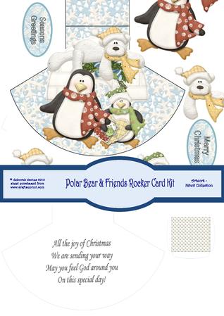 Polar Bear and Friends Rocker Card Kit