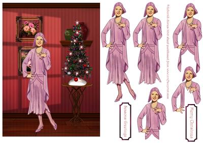 Pink Sparkly Christmas