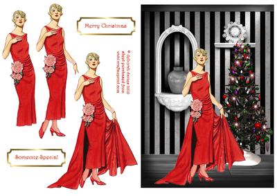 Deco Christmas Quick Card