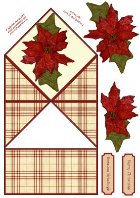 Christmas Flower Diamond Top