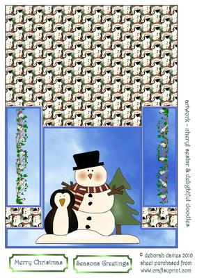Snow Pals Staggerfold Card