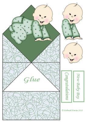 Green New Baby Diamond Top