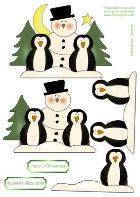 Little Snow Friends Step by Step