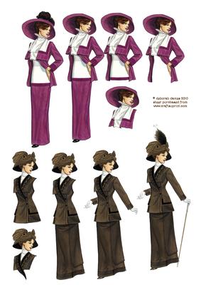 Vintage Ladies Step by Step