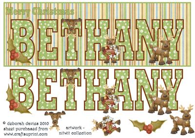 Merry Christmas Bethany